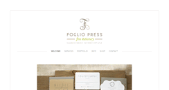 Desktop Screenshot of fogliopress.com